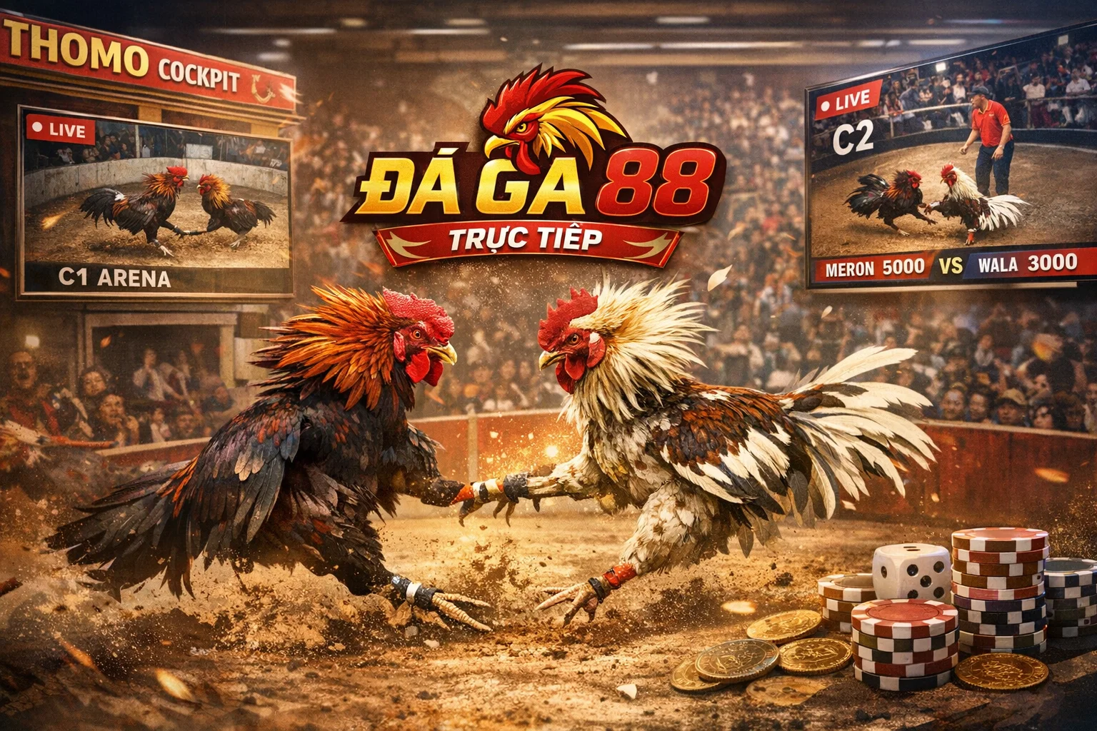 Đá gà 88 - Đá gà trực tiếp